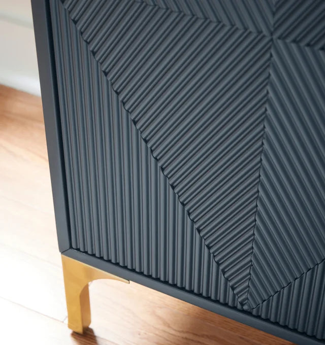 Loirwick Dark Blue Accent Cabinet A4000677