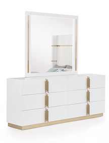 Evon White/Gold Bedroom Set B7551