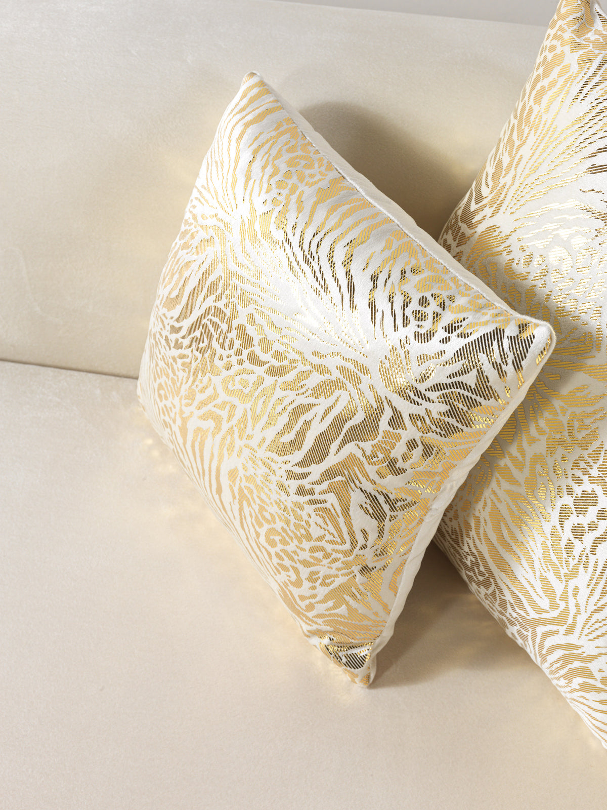 Anica Ivory Velvet Living Room Set