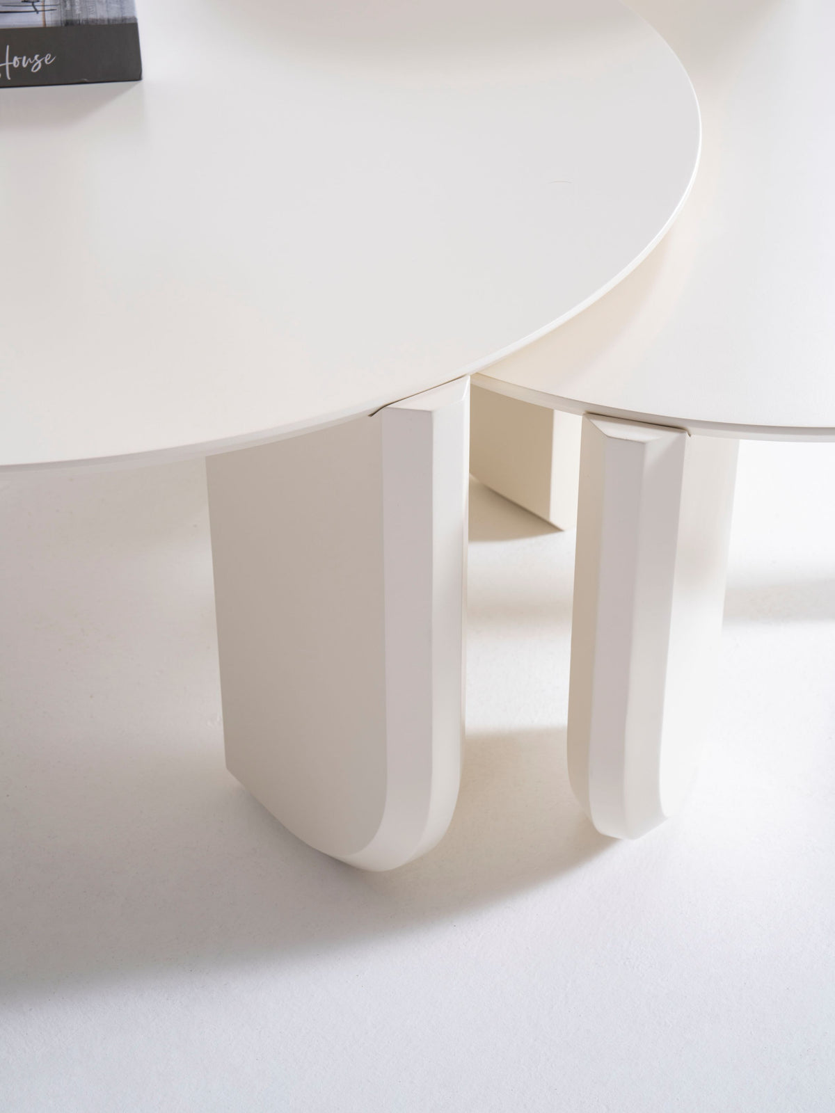 720 Cream 3pc Coffee Table Set