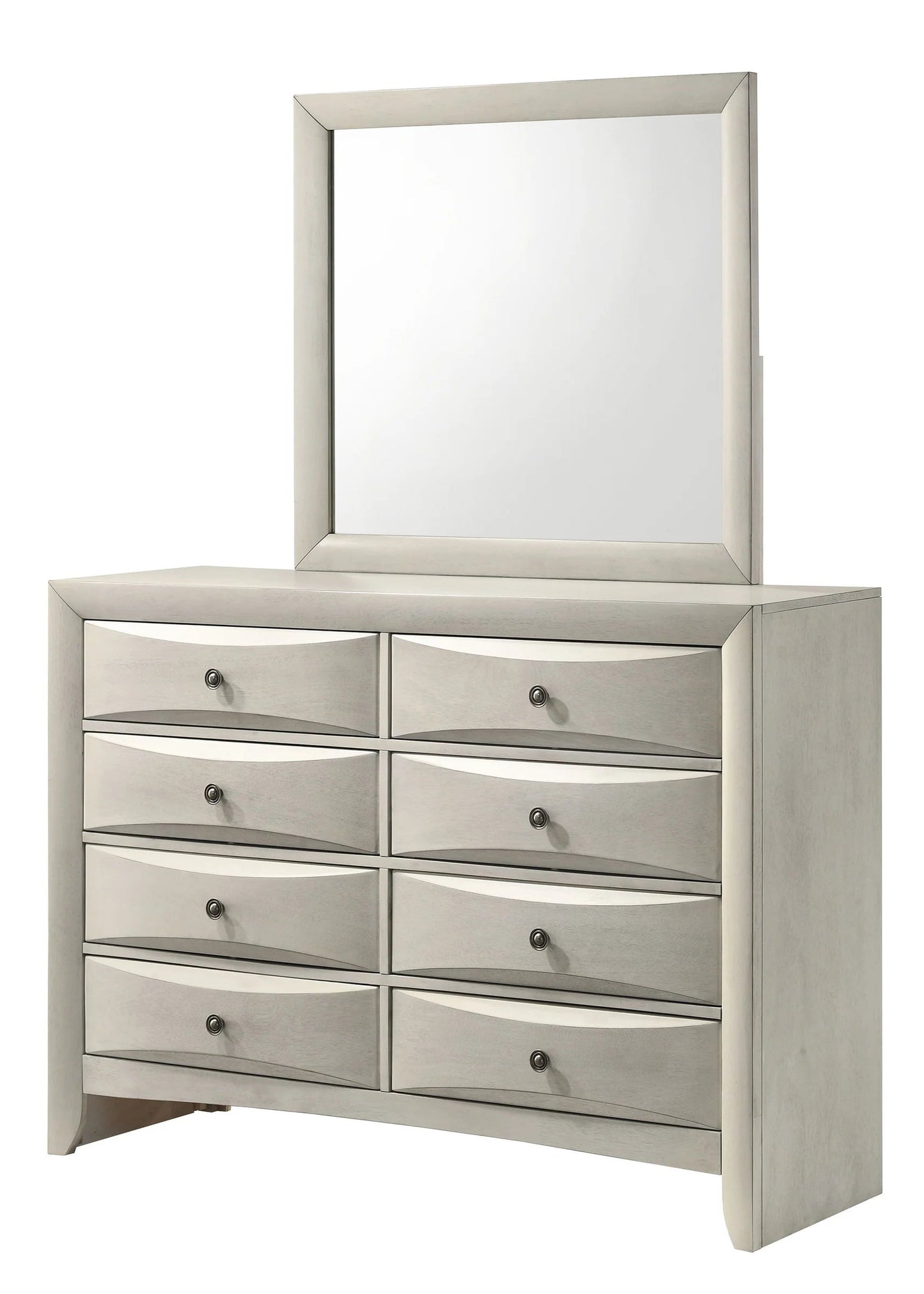 Emily White Storage Platform Bedroom Set | B4255