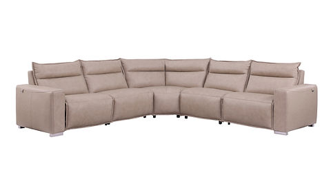 Sierra Beige POWER/OVERSIZED Reclining Sectional MI-1235