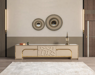 Helena Ivory Velvet Living Room Set