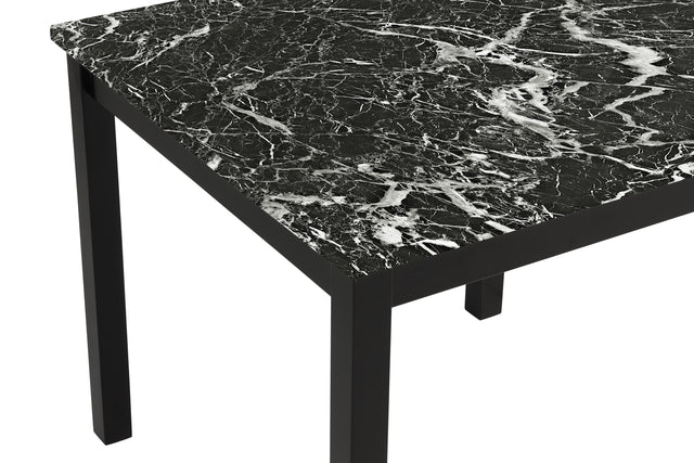 Lennon Black/Black Velvet 5pc Counter Height Set 1715