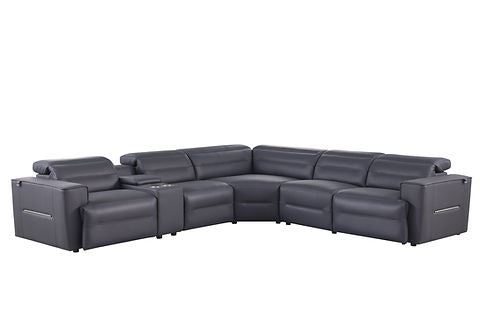 Nexus Dark Navy POWER Reclining Sectional MI-1260
