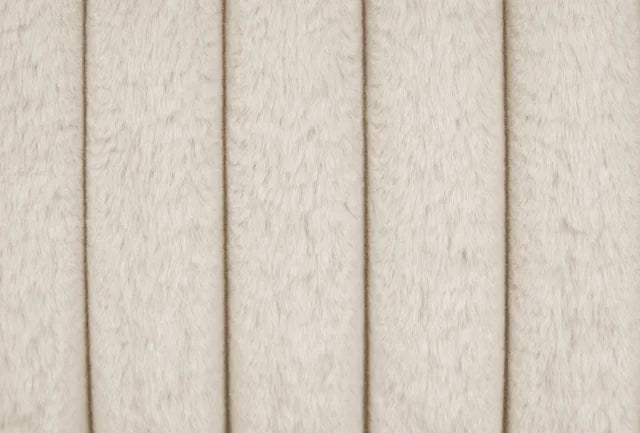 Mariah Beige Fabric King Platform Bed