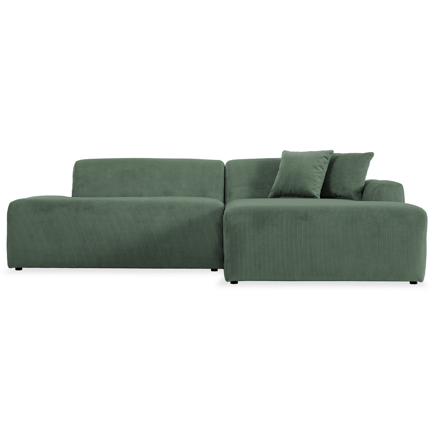 Mar Green RAF Sectional Corduroy Sofa