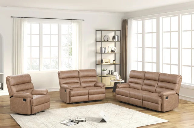 Albert30 Saddle 3pc Reclining Set