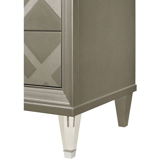 Freya Champagne Platform Bedroom Set B6600
