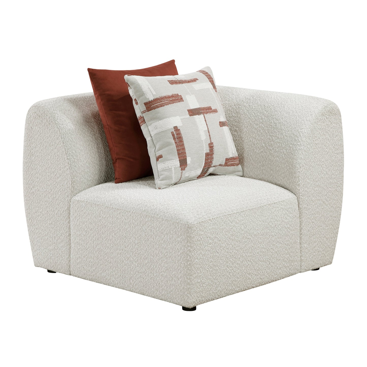 Franz Beige Chenille 7pc Modular Sectional 9969