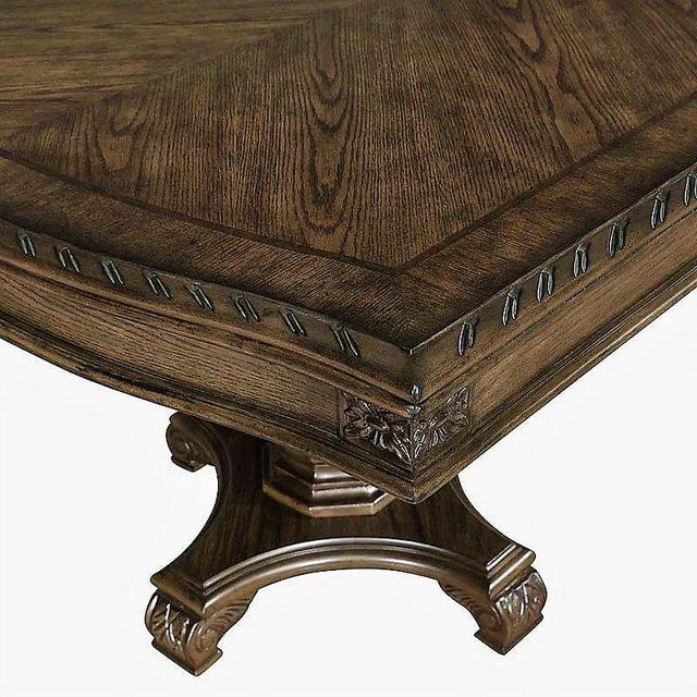 Neo Renaissance Brown Formal Extendable  Dining Set | 2400