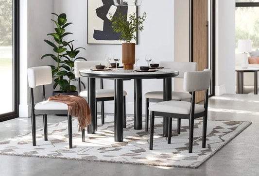 Xandrum Black 5pc Dining Set D429