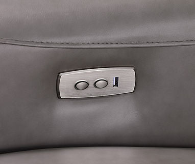 Sierra Grey POWER/OVERSIZED Reclining Sectional MI-1235