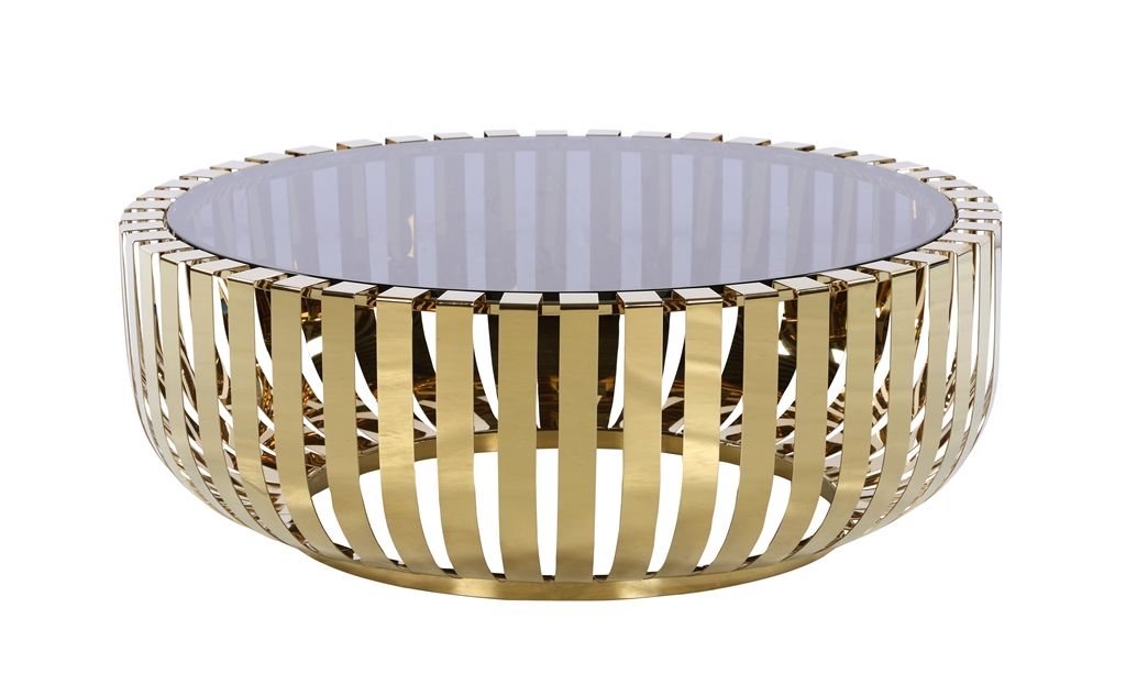 740 Gold End Table