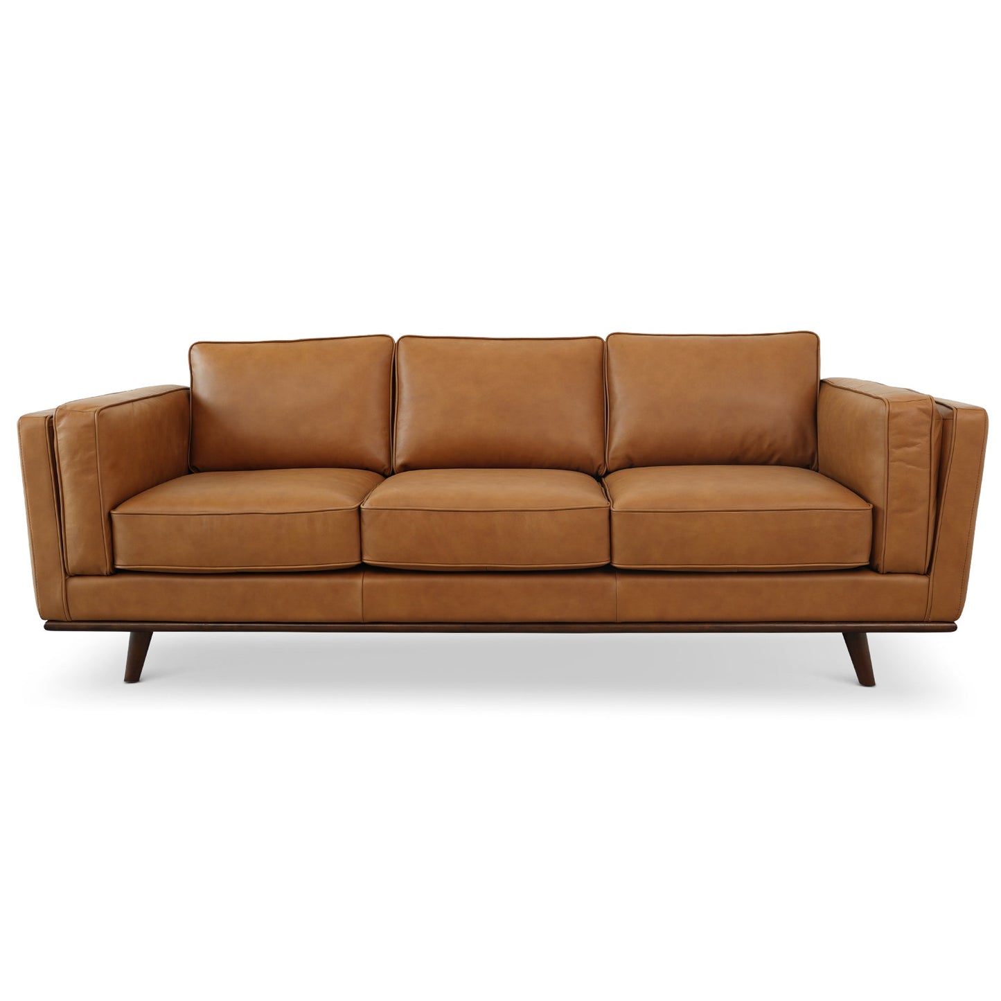 Chase 91"  Tan Genuine Leather Sofa
