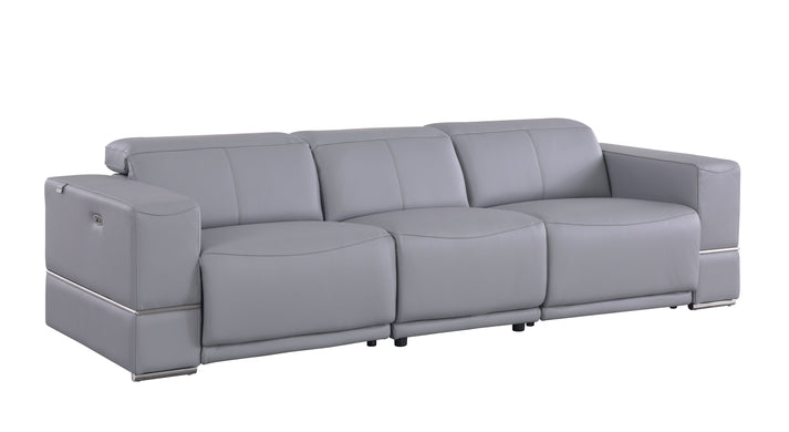 Franco Light Blue POWER Reclining Living Room Set MI-1123