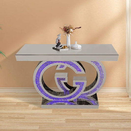 A23 Multicolor LED Console Table