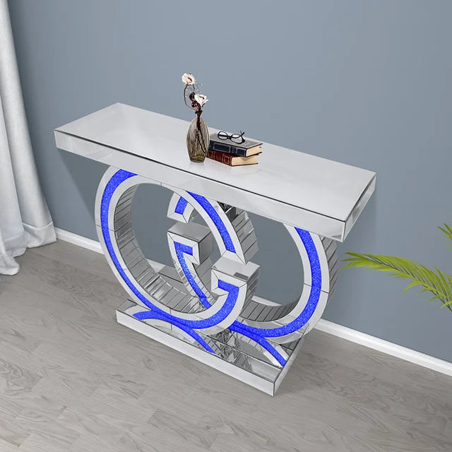 A23 Multicolor LED Console Table