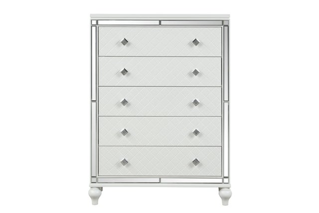 Stars White Panel Bedroom Set