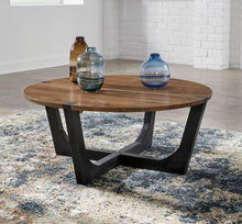 Load image into Gallery viewer, Hanneforth Brown/Black Coffee Table T726