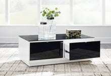 Load image into Gallery viewer, Gardoni White/Black Coffee Table T756