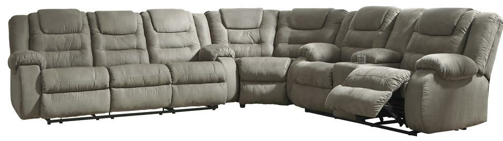 Mc Cade Cobblestone Reclining Sectional

10104