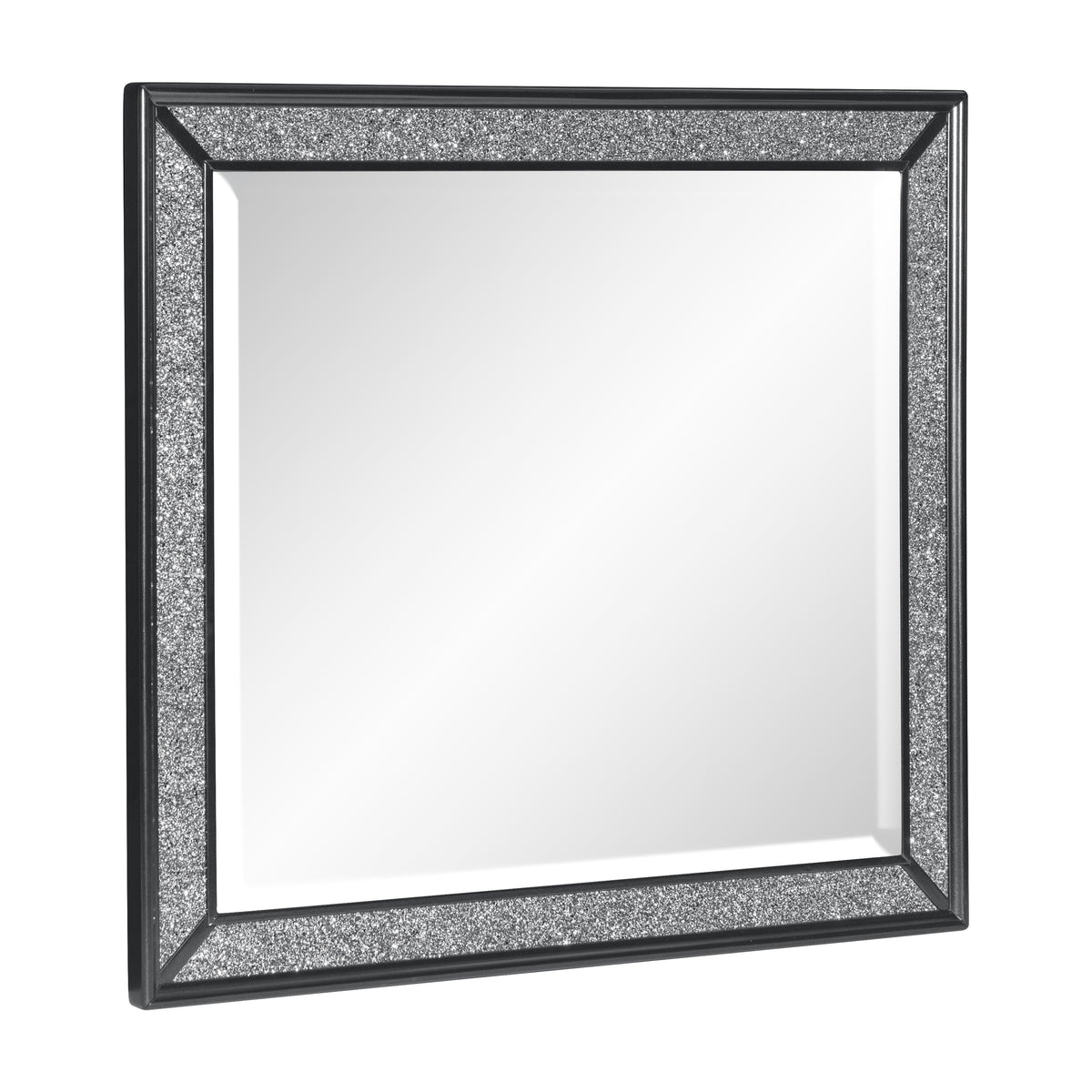 Salon LED Black Pearlescent Bedroom Set 1572