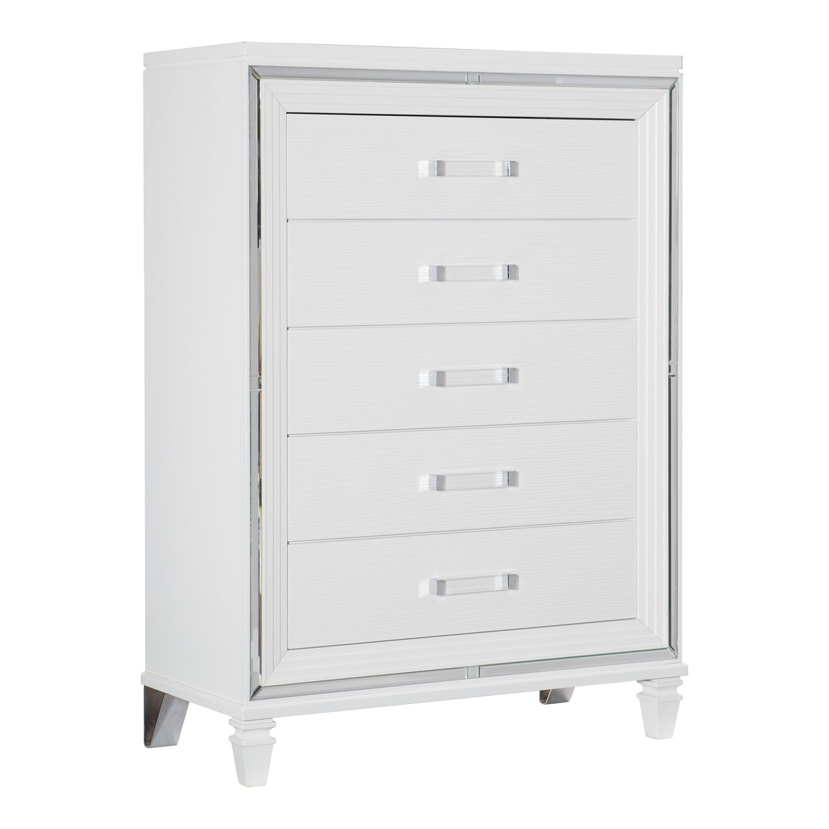 Tamsin White LED Storage Platform Bedroom Set 1616
