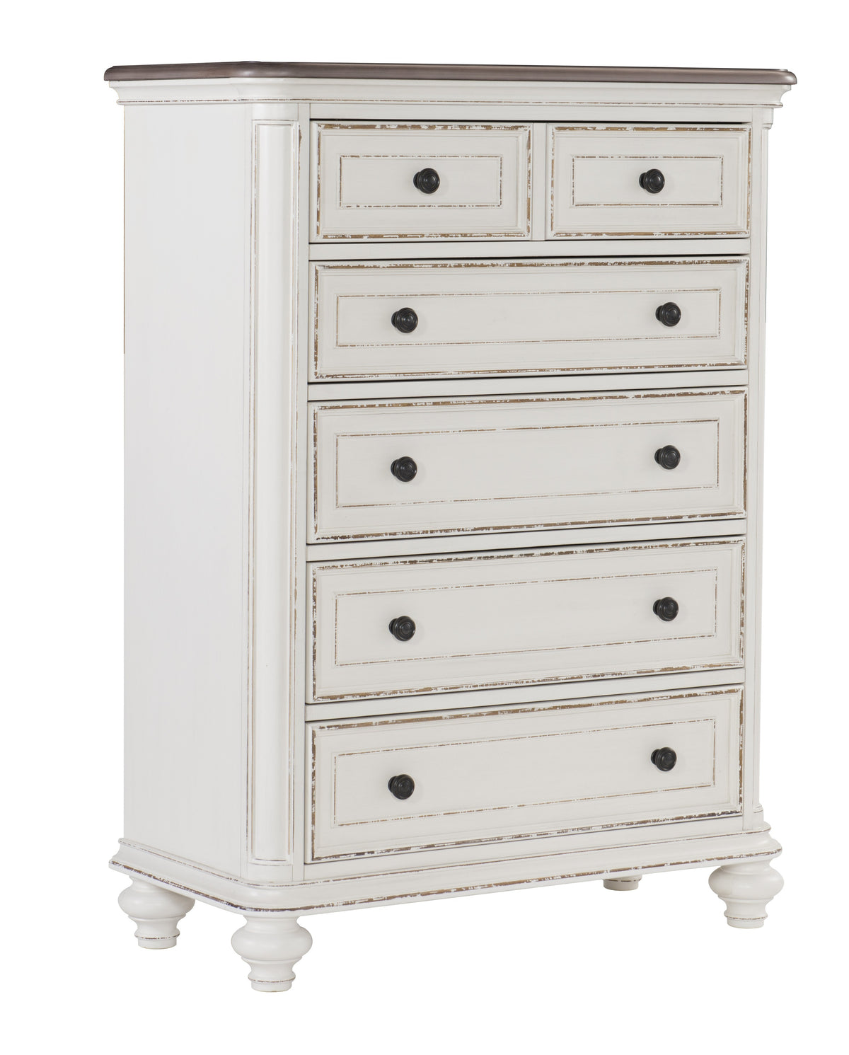 Baylesford Antique White Panel Bedroom Set 1624