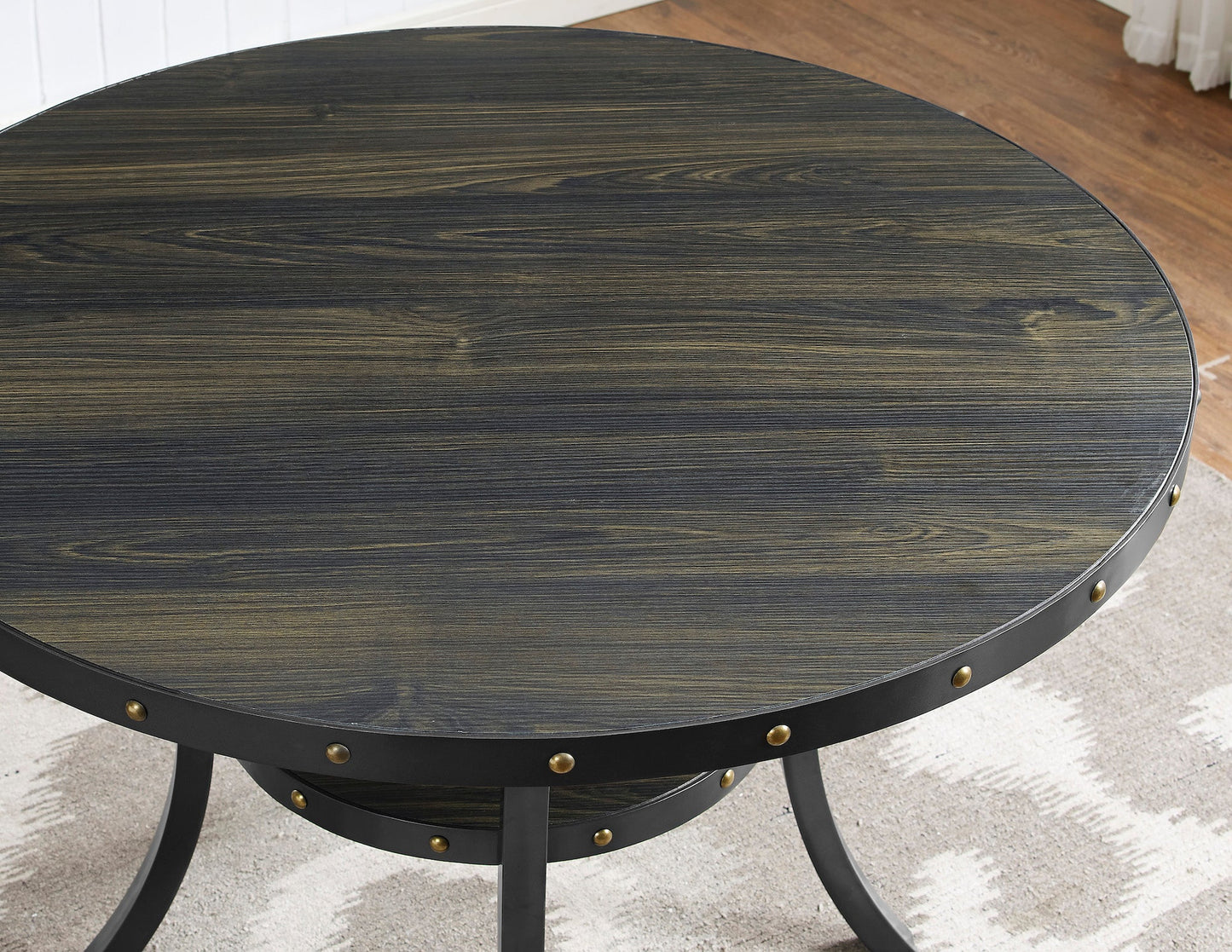 Wallace Gray/Black Counter Height Dining Set | 1713