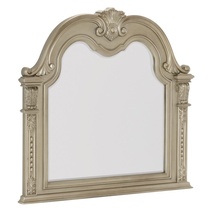 Cavalier Silver Upholstered Bedroom Set  1757