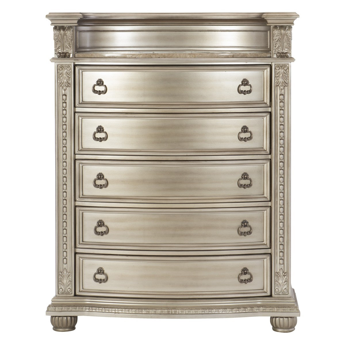 Cavalier Silver Upholstered Bedroom Set  1757