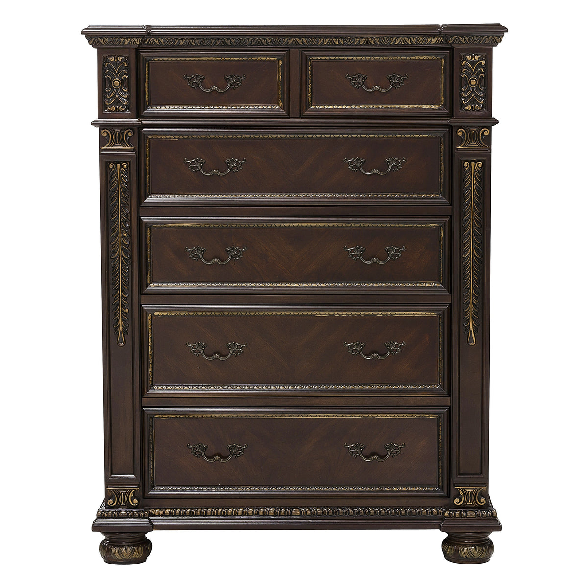 Catalonia Cherry  Panel Bedroom Set 1824 - Harwin Furniture