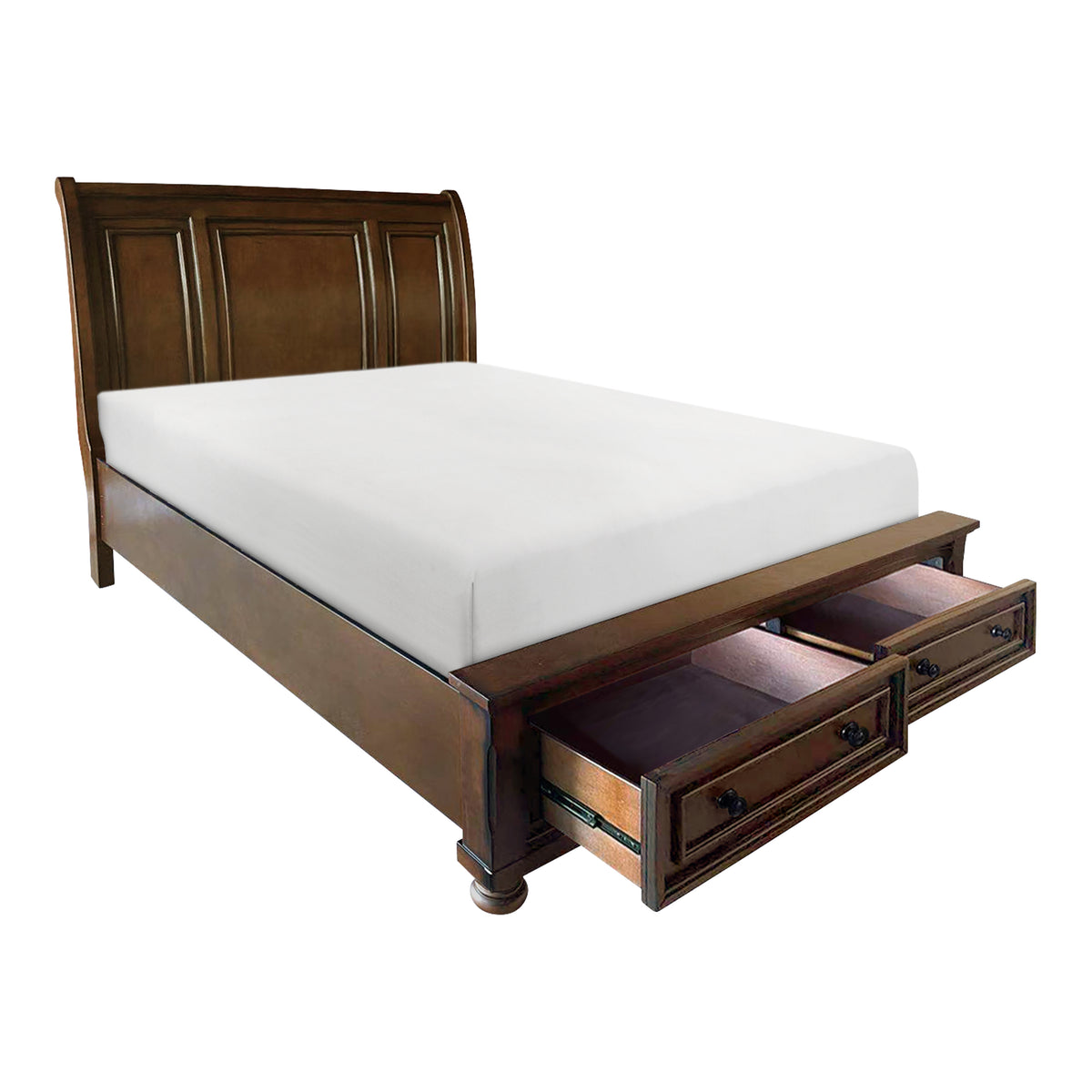 Cumberland Brown Storage Platform Bedroom Set 2159 - Harwin Furniture