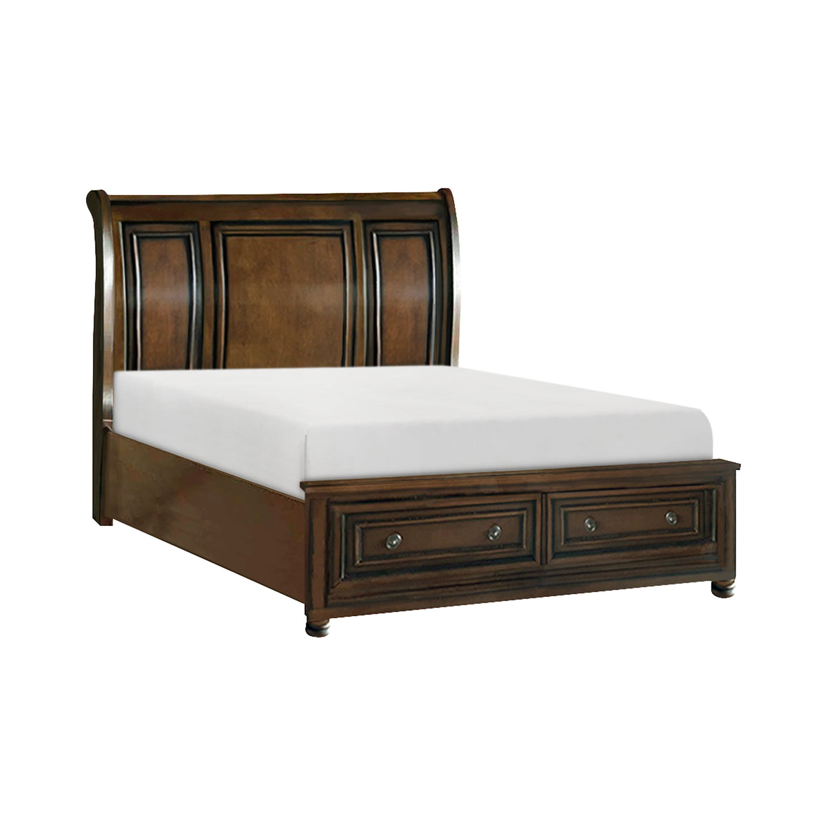 Cumberland Brown Storage Platform Bedroom Set 2159 - Harwin Furniture