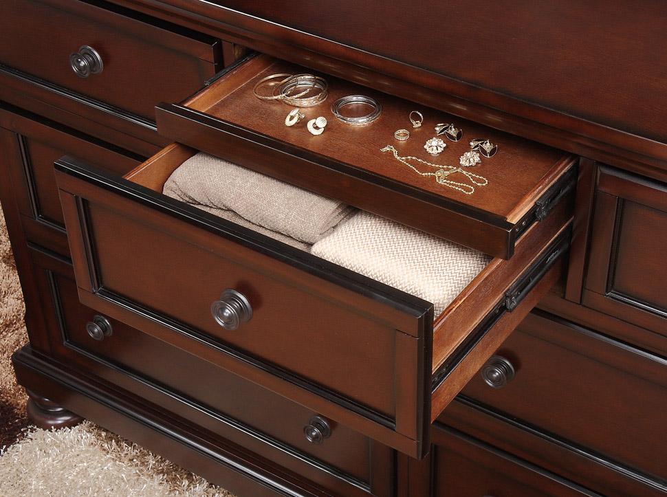 Cumberland Brown Storage Platform Bedroom Set 2159 - Harwin Furniture