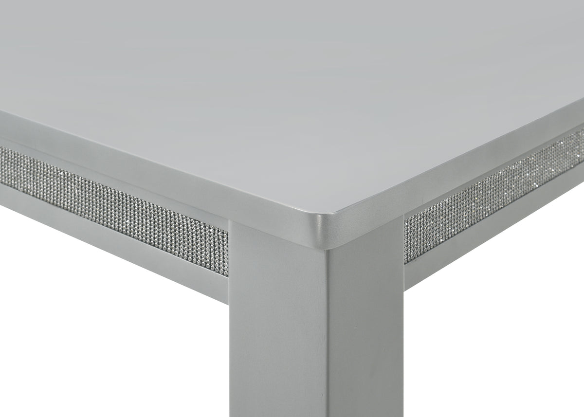 Vela Silver/Blue Dining Set 2161