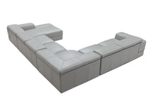 Load image into Gallery viewer, Pella Grey Leather Match  Sectional MI5106