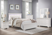 Load image into Gallery viewer, Lana White LED Upholstered Panel Youth Bedroom  Set 1556