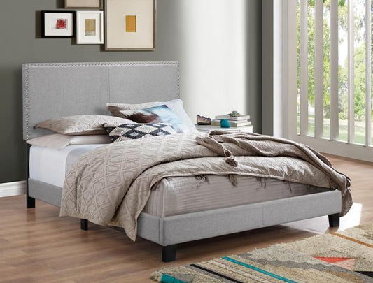 Erin Gray Upholstered King Bed - Harwin Furniture
