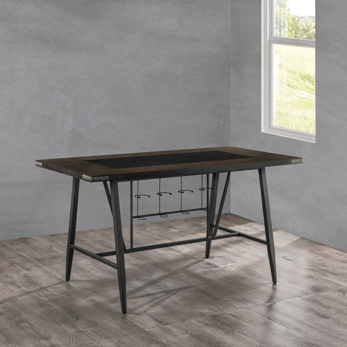 Appert Dark Gray/Gray 5pc Counter Height Set | 5566