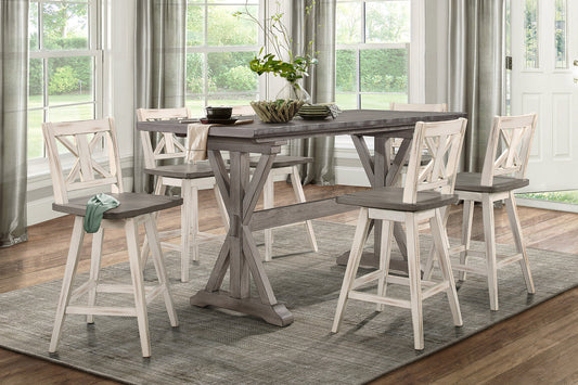 Amsonia Gray/White Counter Height Set 5602