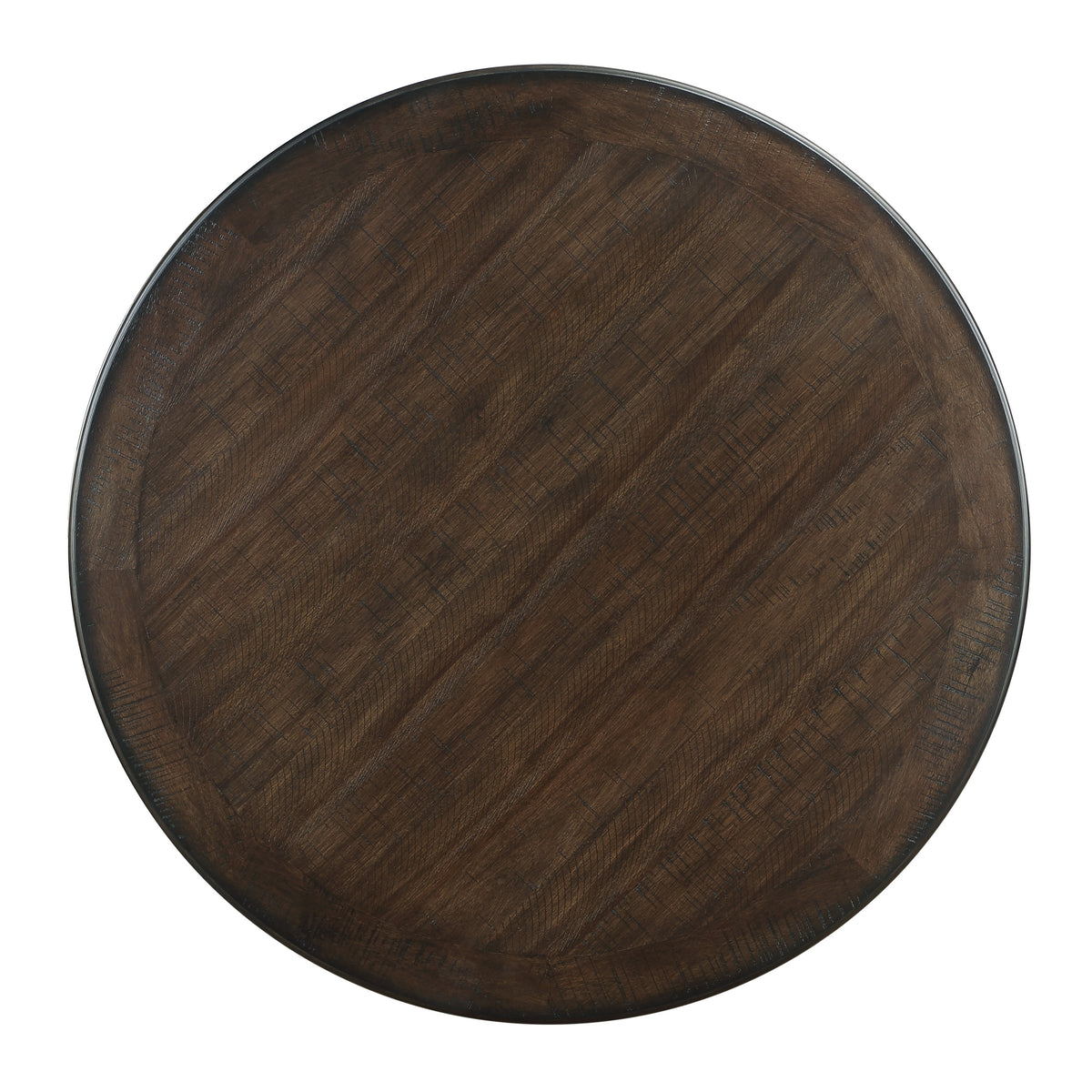 Asher Brown & Beige Round Dining Set 5800