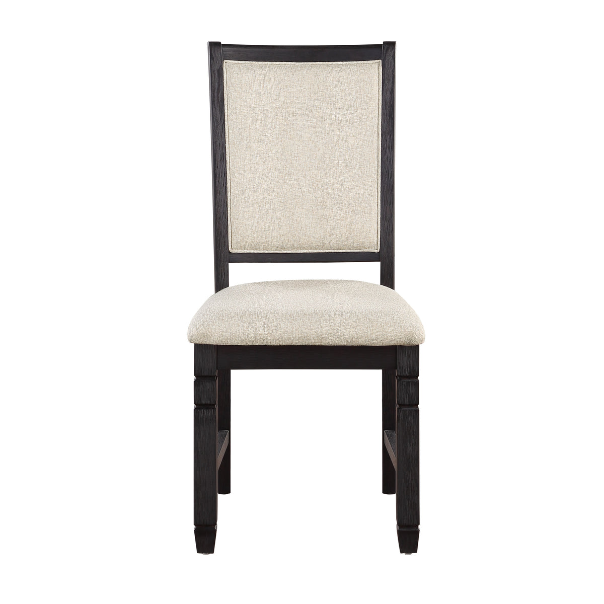Asher Brown & Beige Round Dining Set 5800