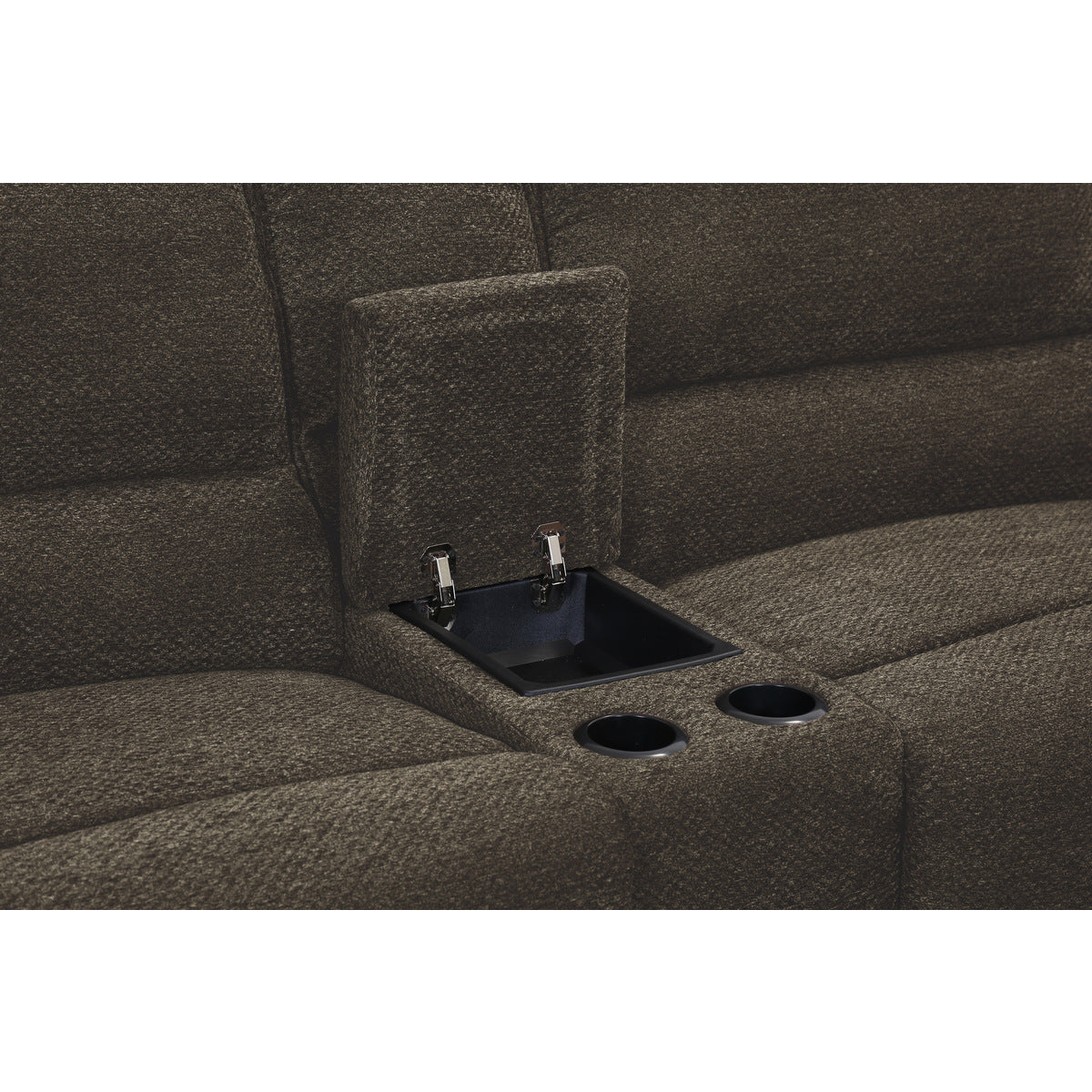 Shreveport Brown Fabric Reclining Sectional 8238