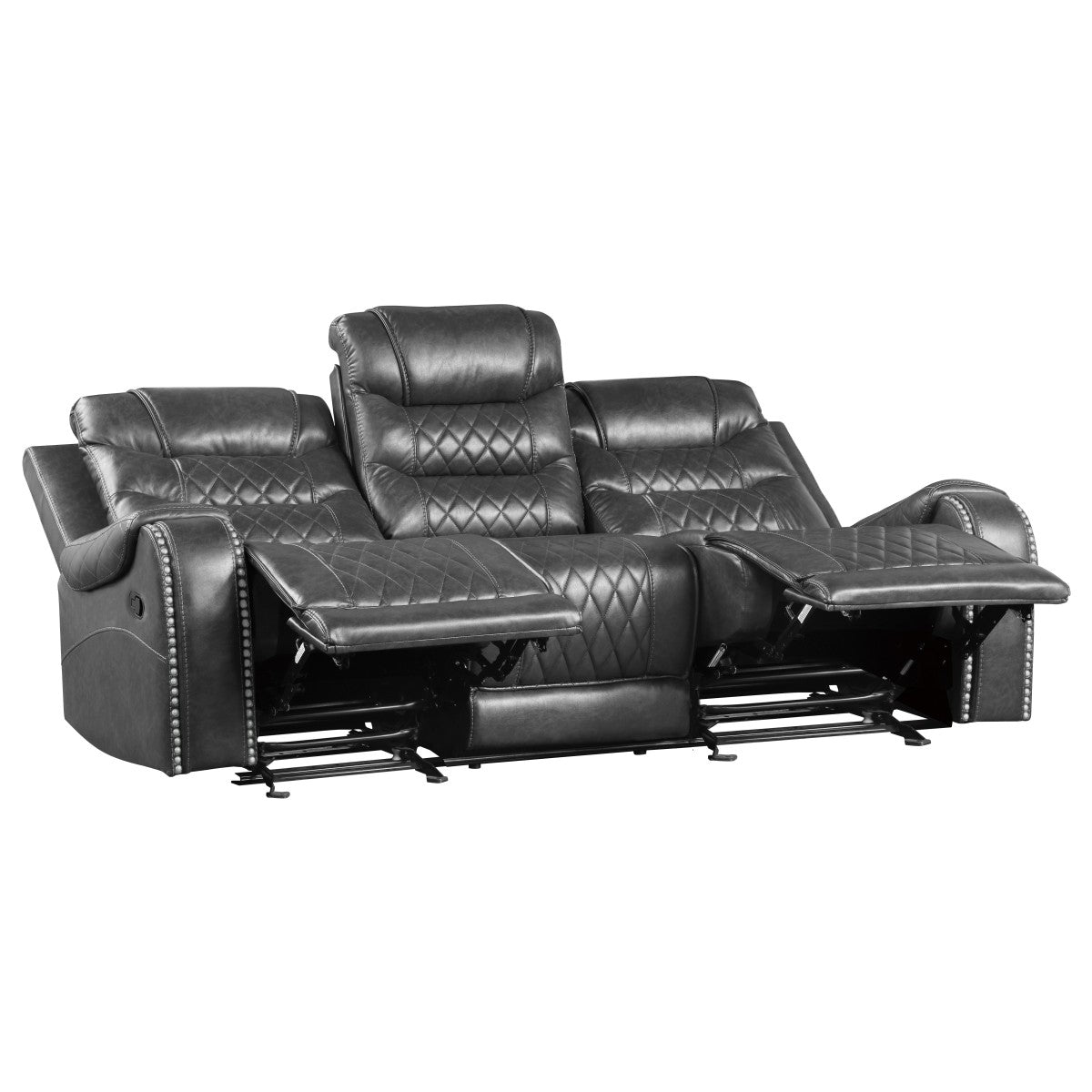 Putnam Gray  Reclining Sofa and Loveseat 9405