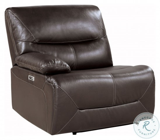 Dyersburg Brown POWER Reclining Sectional   9579