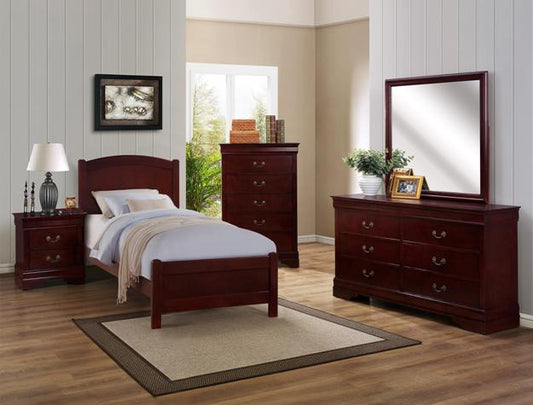 Helene Cherry Youth Bedroom Set - Harwin Furniture