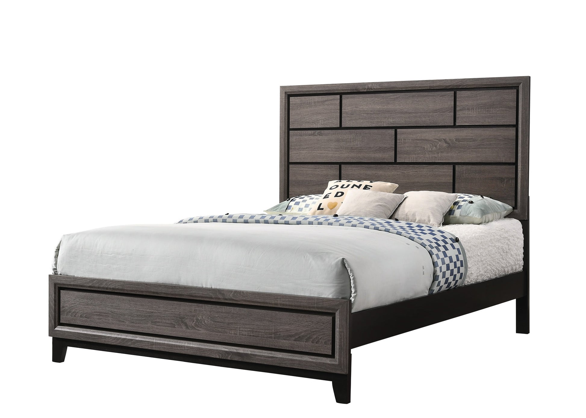 Akerson Gray Panel Bedroom Set | B4620 - Harwin Furniture