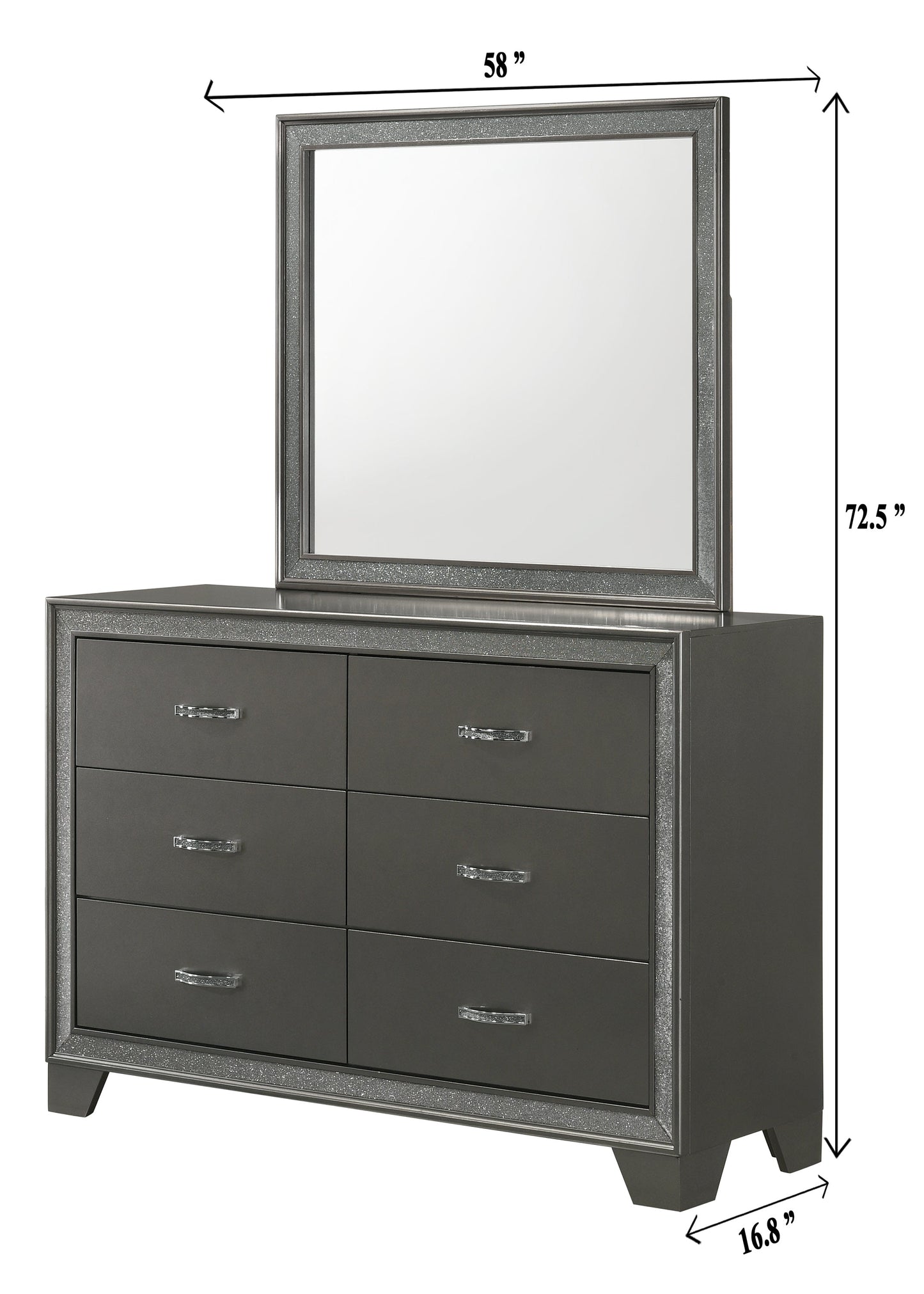 Kaia Gray Panel Bedroom Set B4750